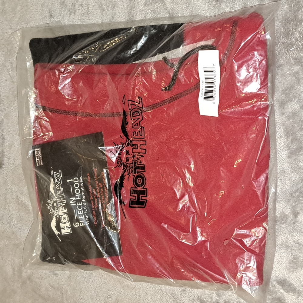 1115 Hot Headz 6 in 1 Fleece Hood